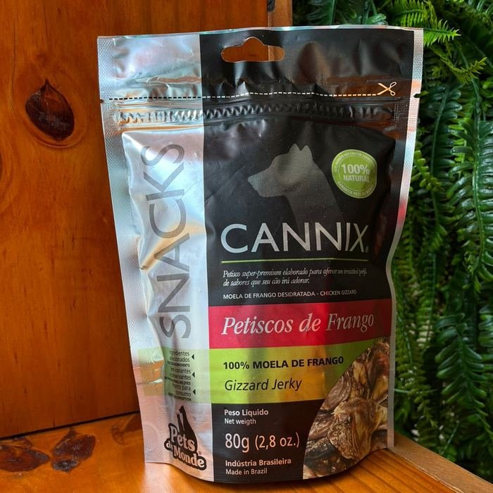 Pacote de petiscos de moela de frango Cannix