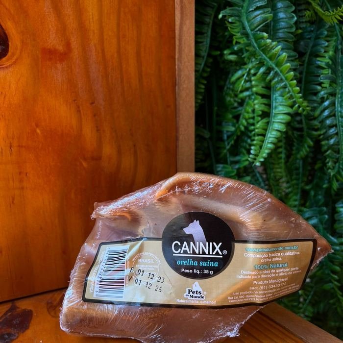 Orelha suína mastigável Cannix