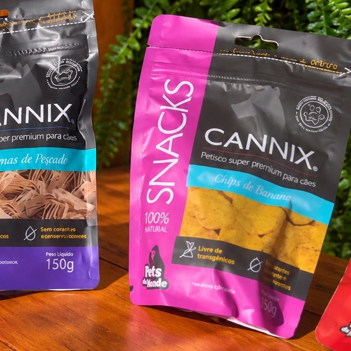 Pacote Cannix Snacks de chips de banana
